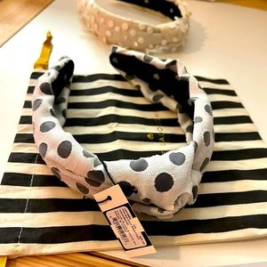 Lele Sadoughi Polka Dot Head Band